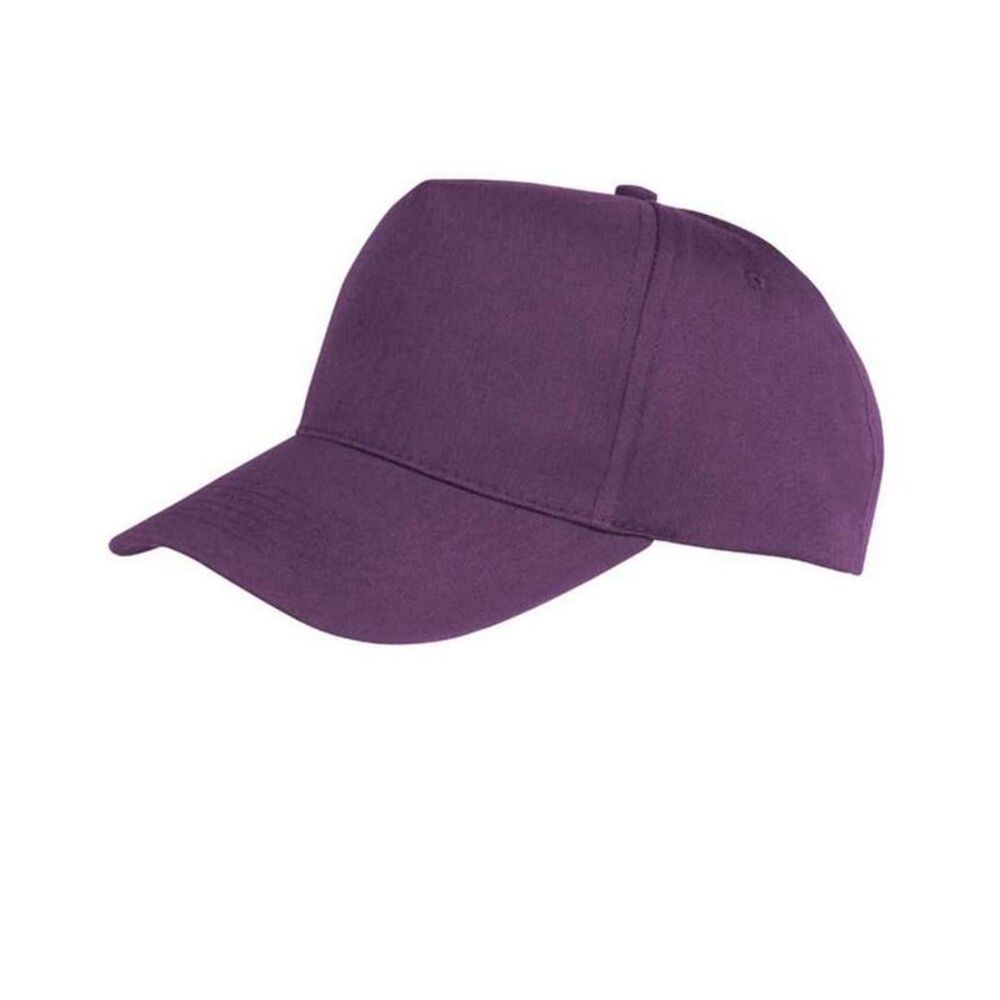 Result Boston 5 Panel Baseball Cap / Purple